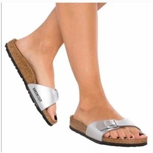 Birkenstock Silver Madrid Size 37